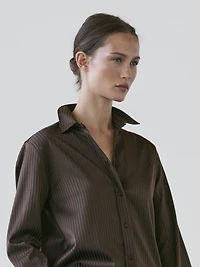 Chemisier fluide à rayures