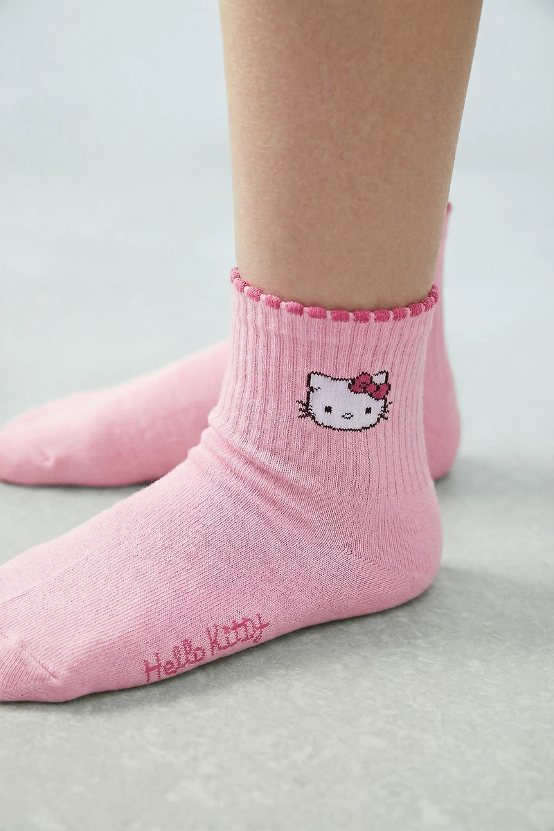 LOT DE TROIS CHAUSSETTES MI-HAUTES HELLO KITTY AND FRIENDS © SANRIO