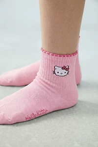 LOT DE TROIS CHAUSSETTES MI-HAUTES HELLO KITTY AND FRIENDS © SANRIO