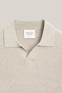 Cable-knit polo sweater - LIMITED EDITION