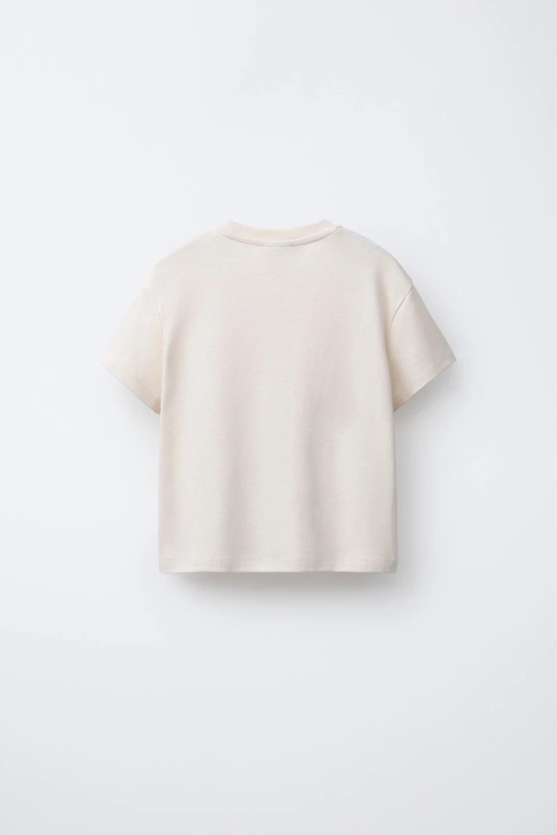 EQUESTRIAN T-SHIRT WITH EMBOSSED TEXT