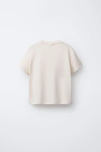 EQUESTRIAN T-SHIRT WITH EMBOSSED TEXT