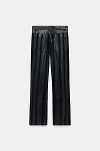 ZW COLLECTION 100% LEATHER PANTS