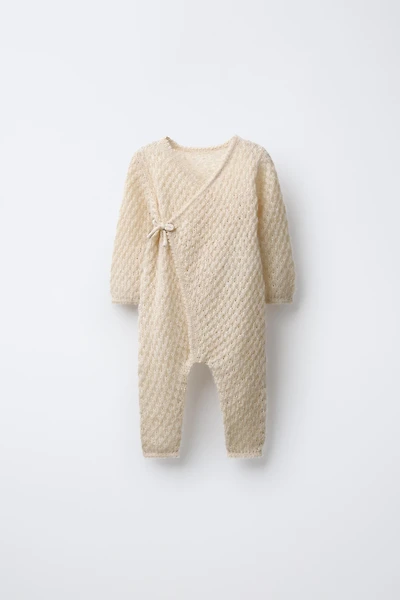 LONG WOOL BLEND KNIT BODYSUIT