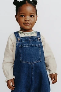 CONTRAST EMBROIDERED BODYSUIT