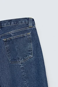 JEAN BARREL FIT AVEC COUTURE TORSADÉE