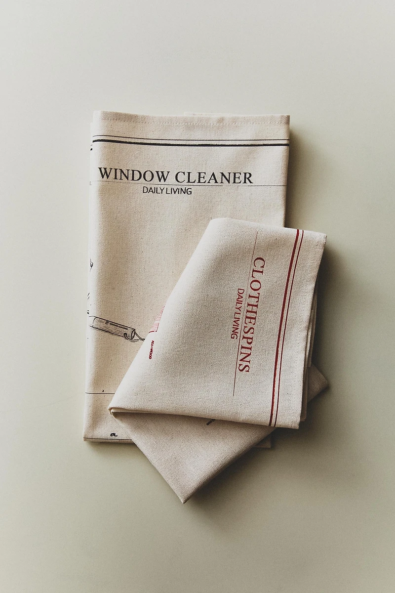 COTTON KITCHEN CLEANING CLOTH PACK (PACK OF 2)