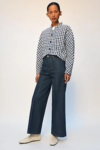 ZW COLLECTION WIDE LEG HIGH-RISE JEANS