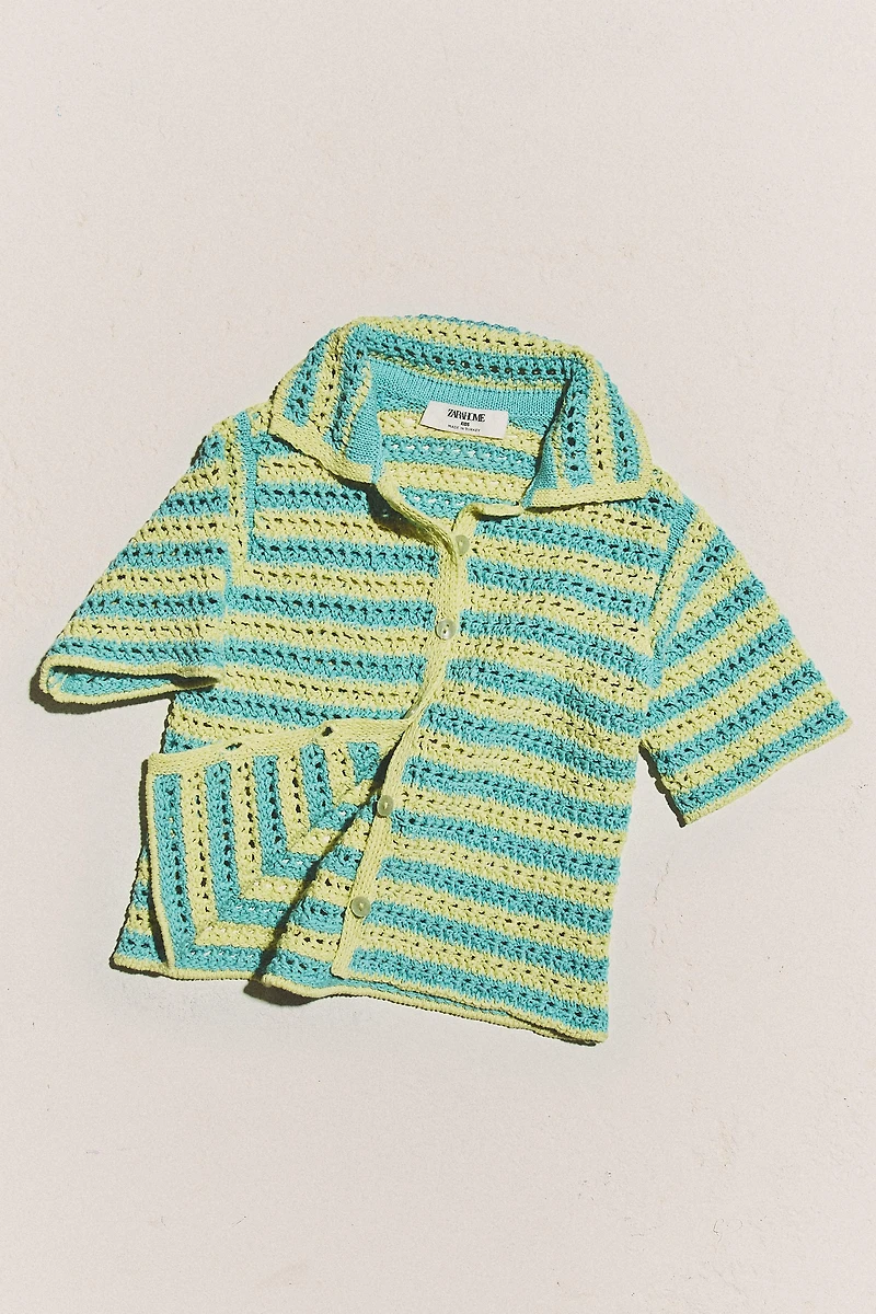 CHEMISE ENFANT PLAGE CROCHET