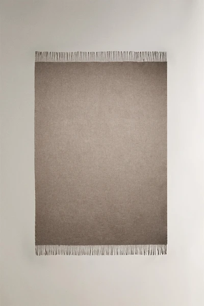 WOOL AND CASHMERE BLANKET