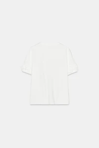 VOLUMINOUS FLORAL T-SHIRT