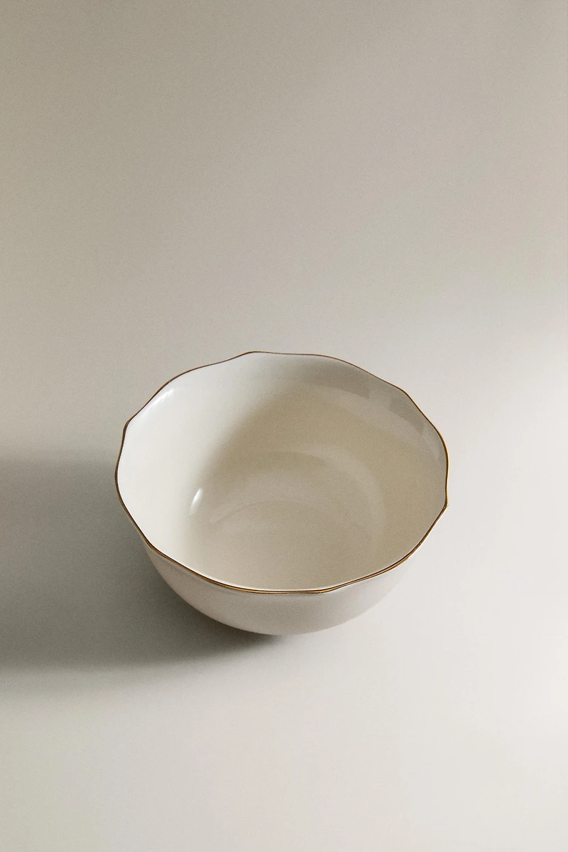 BOL PORCELAINE FILET