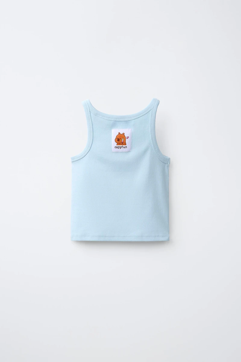 CAPYBARA CAPYFUN © RIBBED TOP