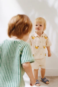 SHORT EN CROCHET BANANES