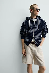 STRAIGHT FIT POCKET SHORTS
