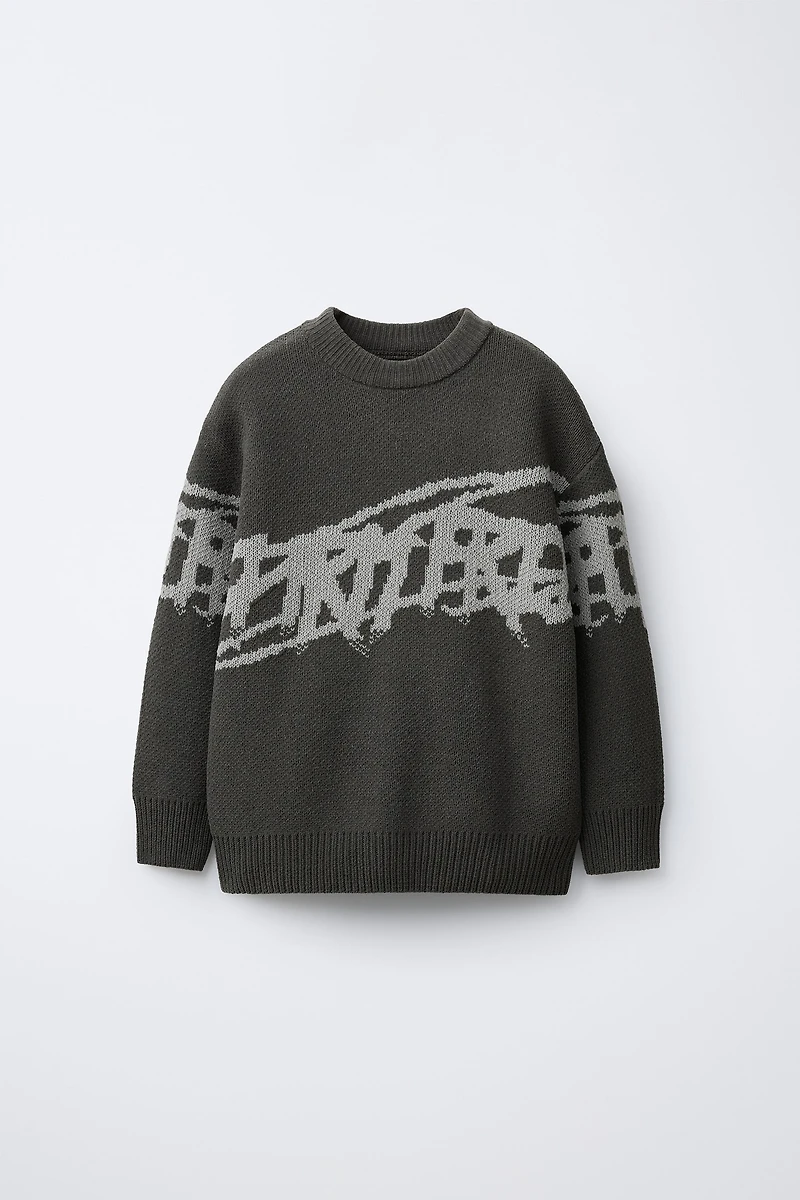 GRAFFITI CHENILLE JUMPER