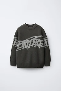 GRAFFITI CHENILLE JUMPER