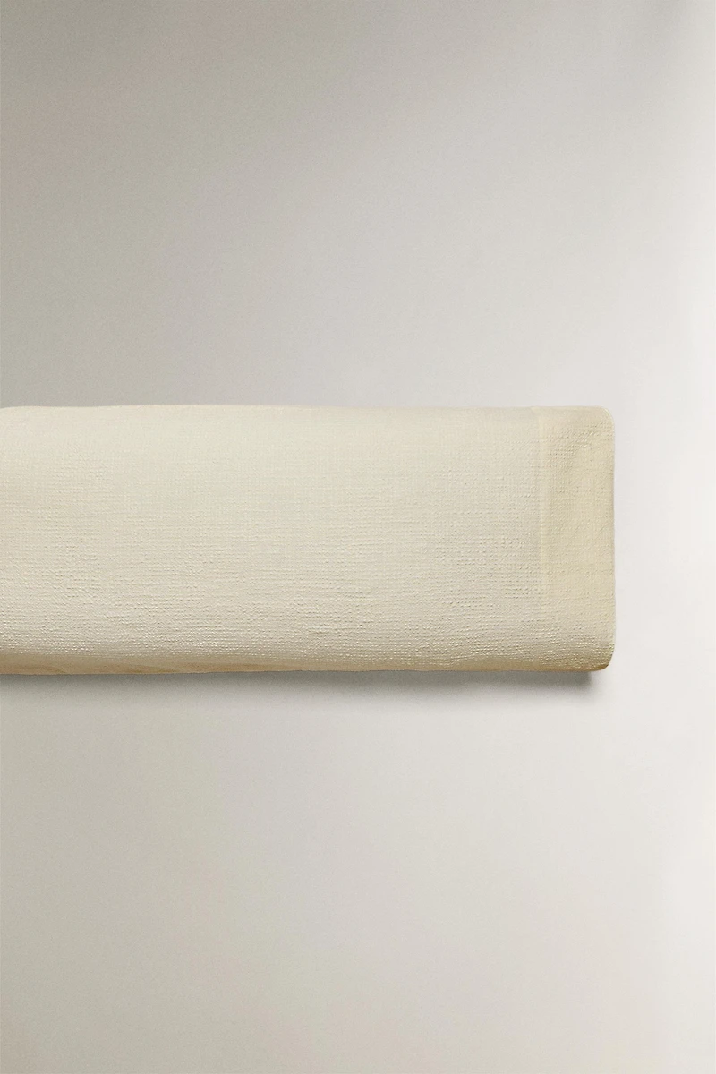TEXTURED COTTON PILLOWCASE