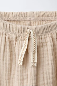 TEXTURED BALLOON PANTS
