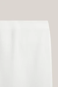 Straight linen blend midi skirt - LIMITED EDITION