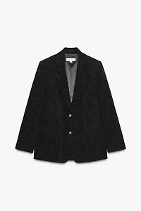 BLAZER JACQUARD ÉPAULETTES