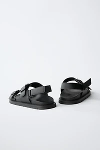 BUCKLED SANDALS