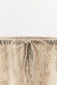 LACE BLOOMER SHORTS
