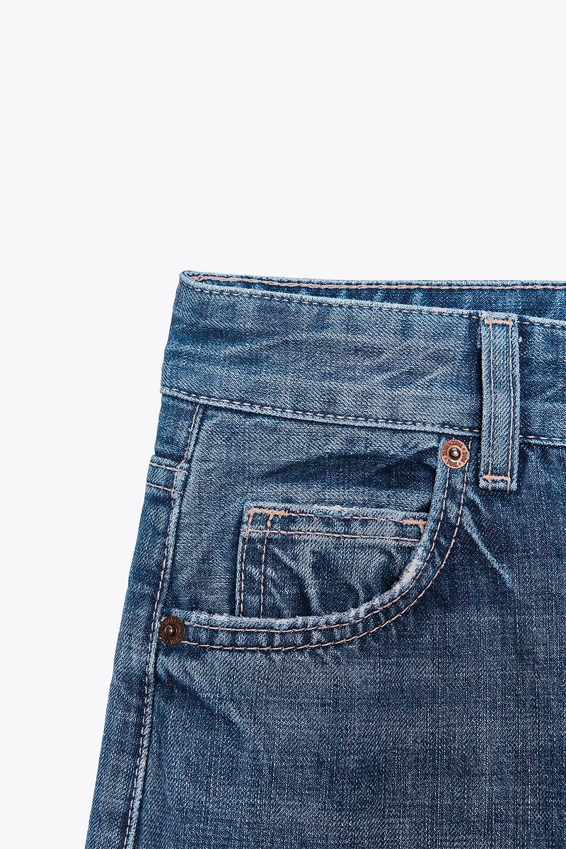 JEANS TRF WIDE LEG TAILLE HAUTE FULL LENGTH