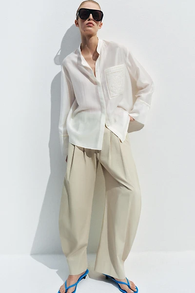 CHEMISE POCHE BRODÉE ZW COLLECTION