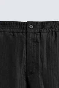 STRIPED JACQUARD PANTS