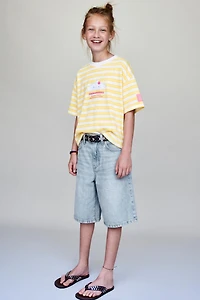 CINNAMOROLL © SANRIO STRIPED T-SHIRT