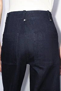JEAN COUPE LARGE ET TAILLE HAUTE COLLECTION ZW