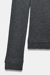 RIBBED BOATNECK T-SHIRT