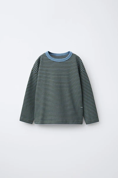 HEAVY WEIGHT STRIPED T-SHIRT