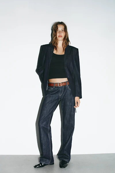 BELTED SHIRT BLAZER