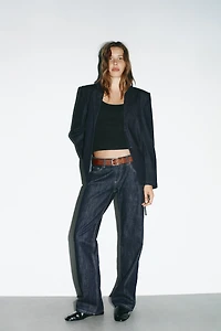 BELTED SHIRT BLAZER