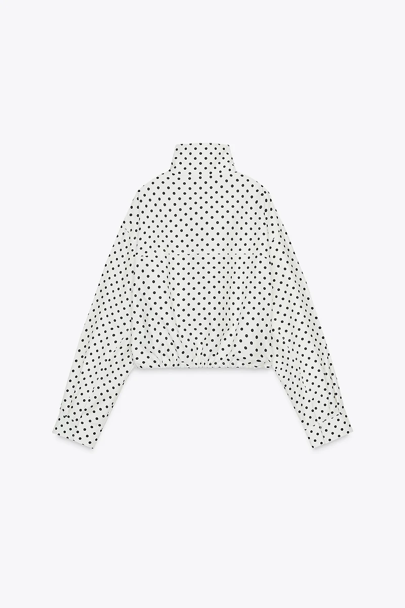 POLKA DOT PUFFER JACKET