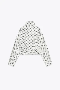POLKA DOT PUFFER JACKET