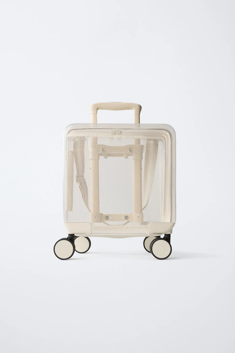VALISE DE VOYAGE TRANSPARENTE