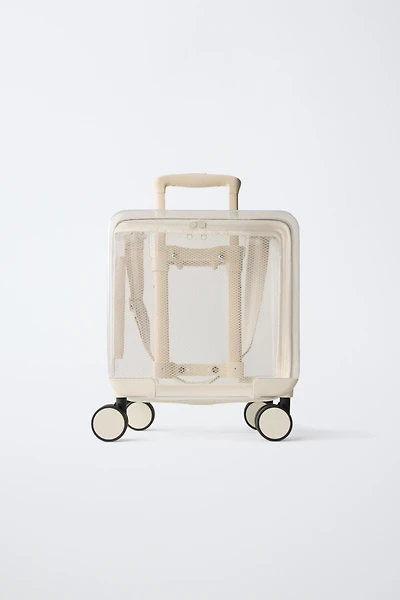 VALISE DE VOYAGE TRANSPARENTE