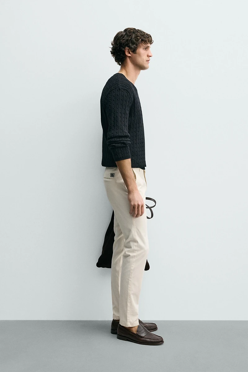 SKINNY CHINO PANTS