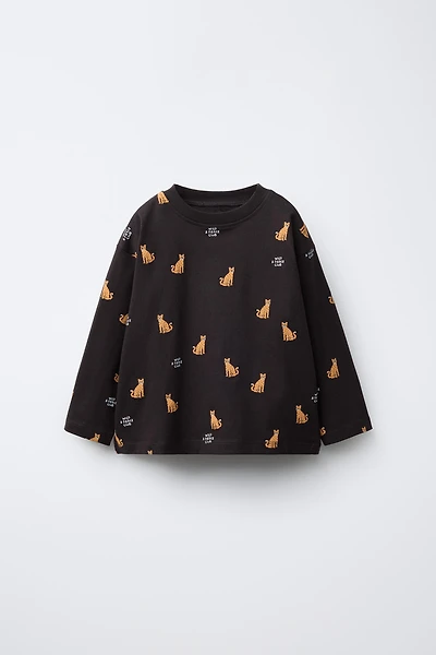 ANIMAL PRINT T-SHIRT