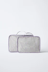 FLORAL TRAVEL ORGANIZER PACK