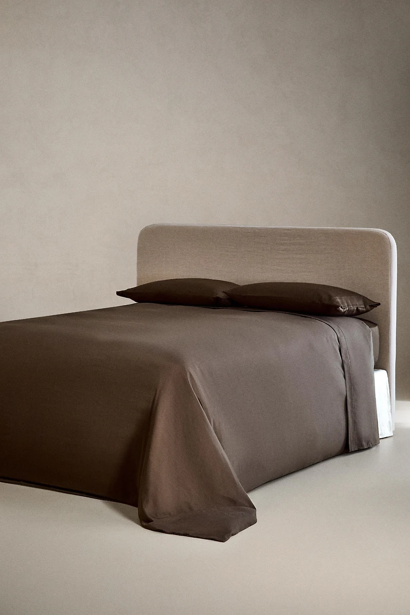 DRAP DE DESSUS SATIN FESTON (300 FILS)