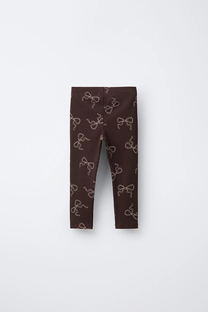 LEGGING CÔTELÉ IMPRIMÉ