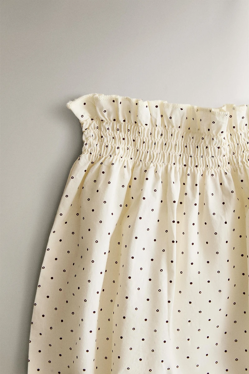 PANTALON BLOOMER BÉBÉ POIS