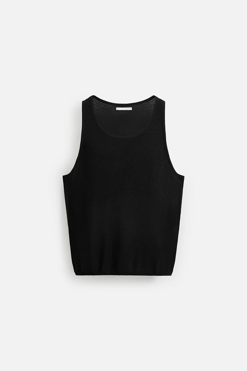 KNIT TANK TOP
