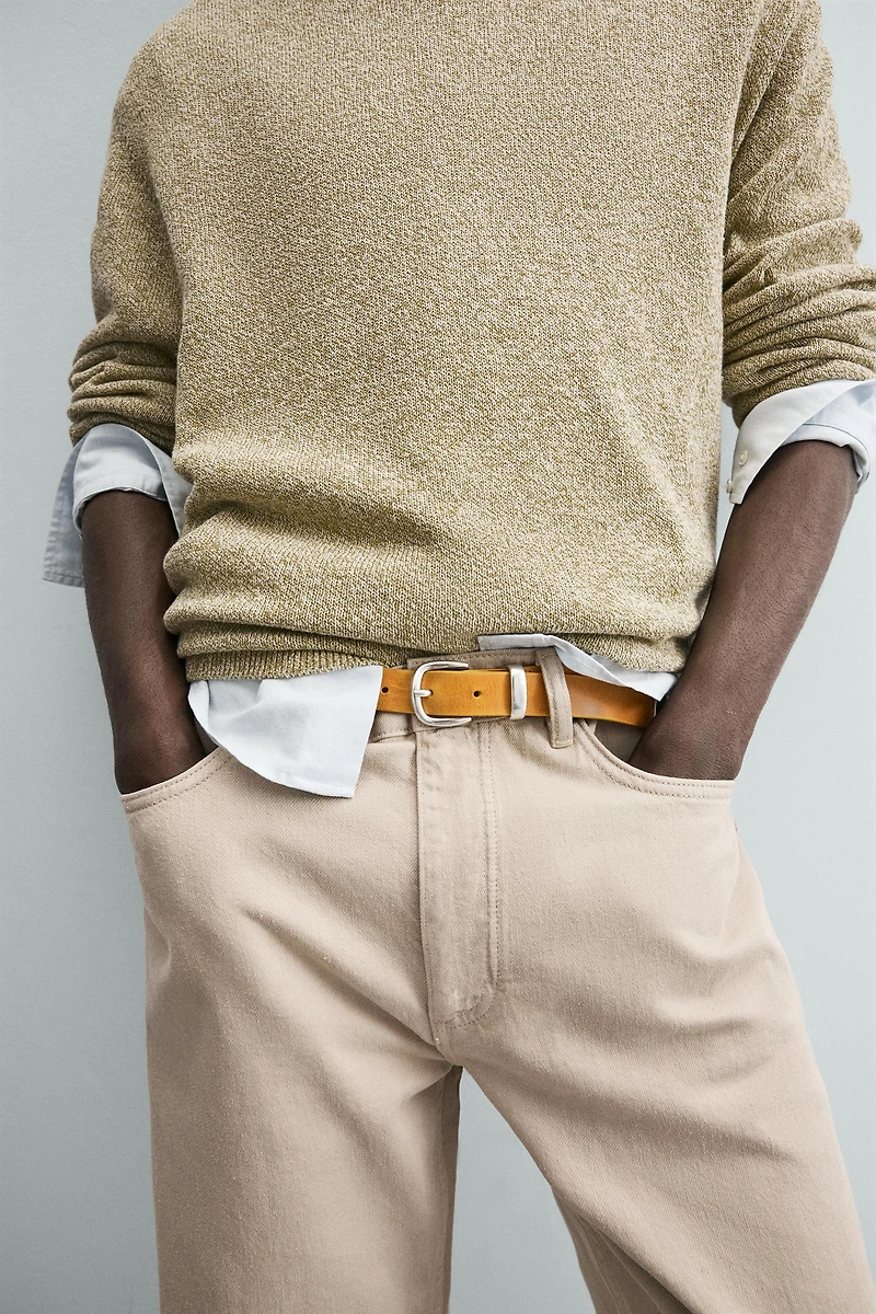 COTTON BLEND CABLE JUMPER
