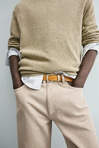 COTTON BLEND CABLE JUMPER