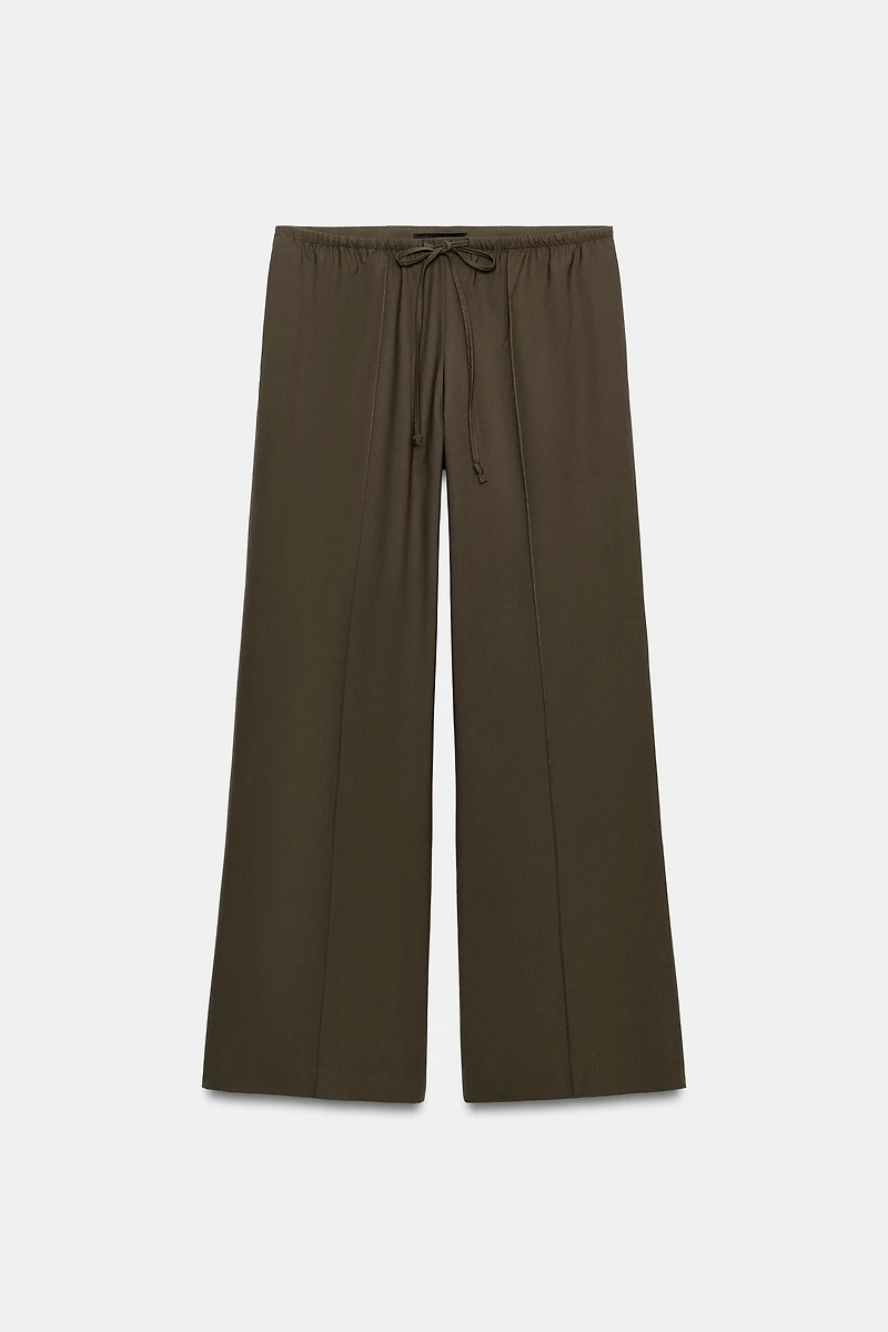 PANTALON STYLE PYJAMA FLUIDE ZW COLLECTION